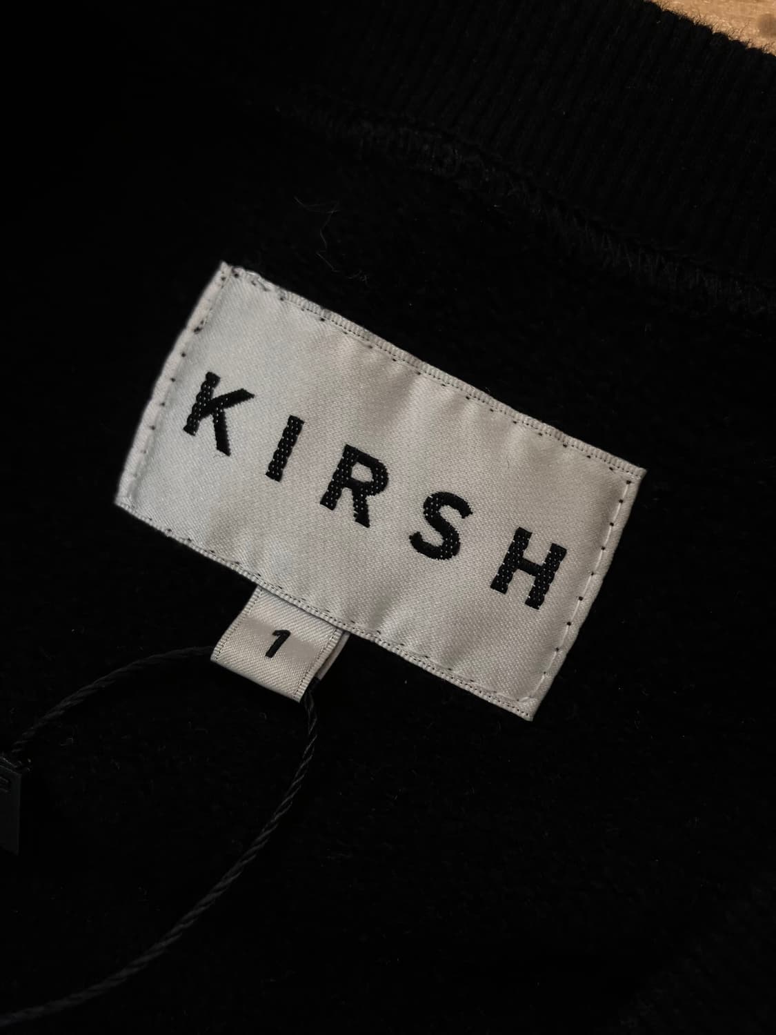 키르시 빅 로고 맨투맨 블랙 #csz3369 상품이미지6
