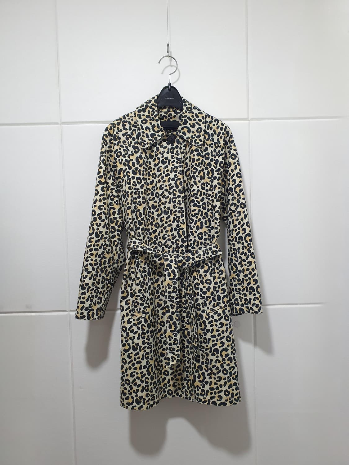 마쥬 MAJE  기욤 레오파드 스트레치 코튼 트렌치 코트 사이즈 36 상품이미지4