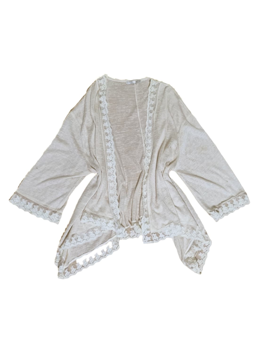 빈티지 레이스 베이지 아이보리 오픈 가디건 모리걸하구미페어리니혼진페어리 상품이미지1