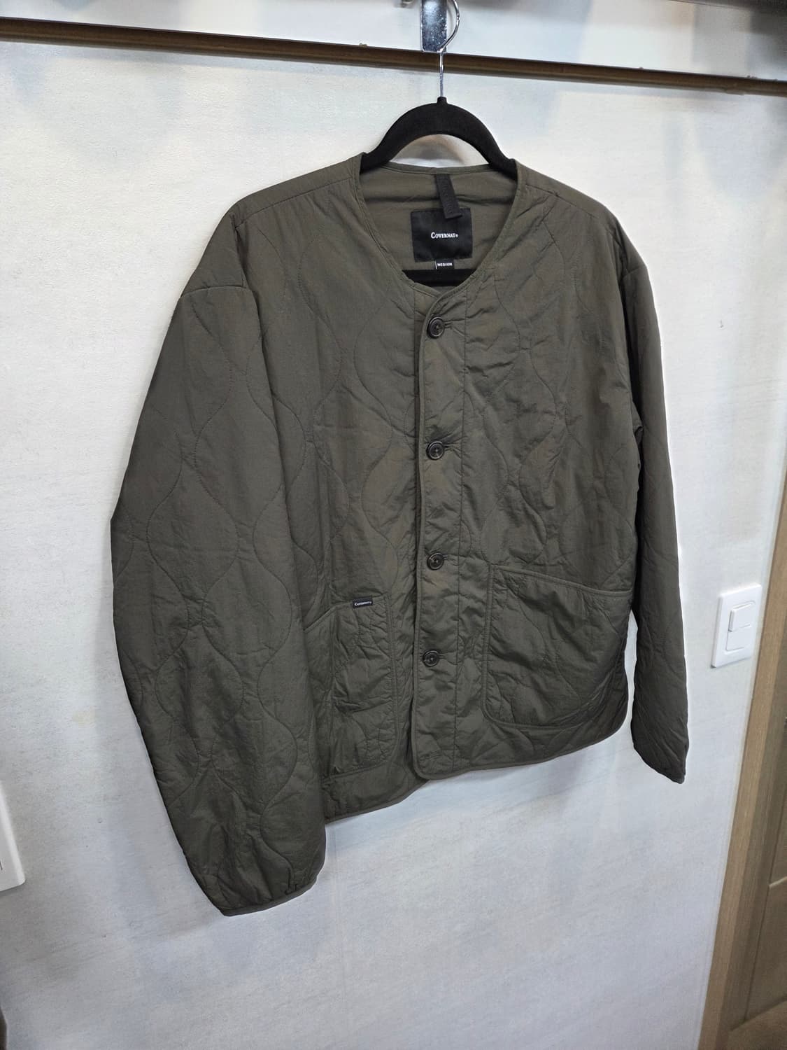 커버낫 숏 퀄팅 깔깔이 자켓 m 상품이미지6