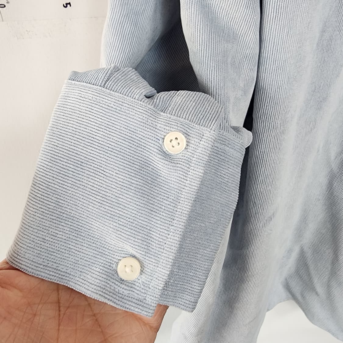 BYUS WEAR 블루 스트라이프 셔츠 상품이미지5