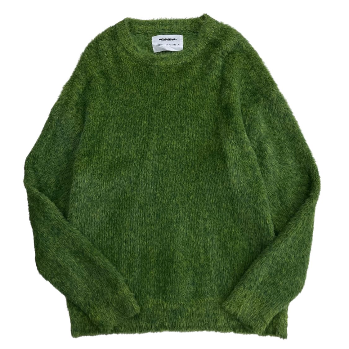 노매뉴얼 그린 앙고라 니트 M 상품이미지2