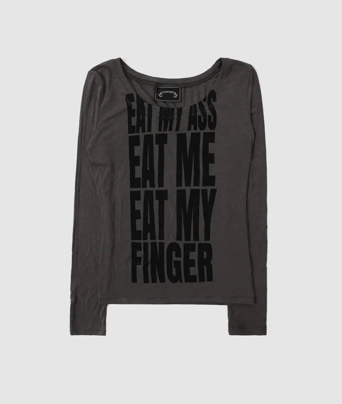 배드블러드 Eat Me 루즈핏 티 차콜 챠콜 상품이미지1