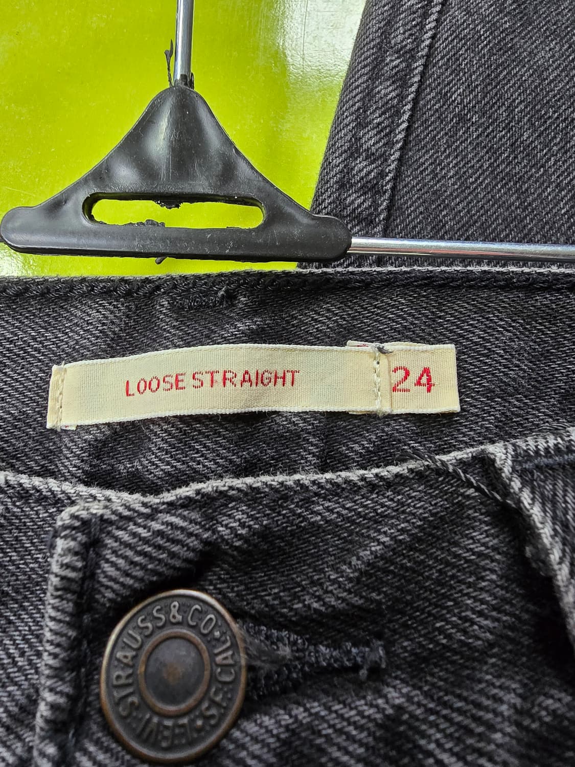 리바이스 블랙 데님 팬츠 (1274) 상품이미지4