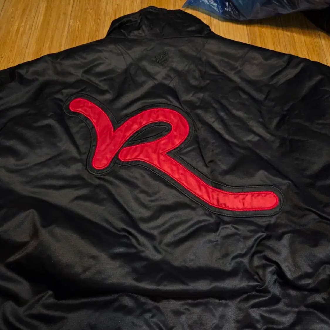 신품급) 90s 올드스쿨 로카웨어 빅로고 바시티 자켓 (2XL) 상품이미지4