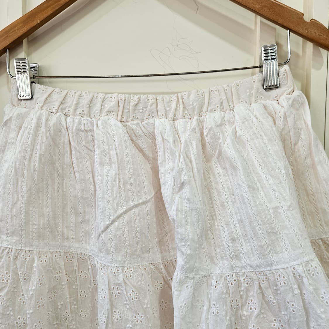 화이트 아일렛 캉캉 미니 스커트 상품이미지2