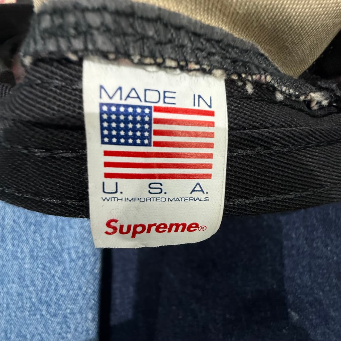 슈프림 패턴 캠프캡 상품이미지4