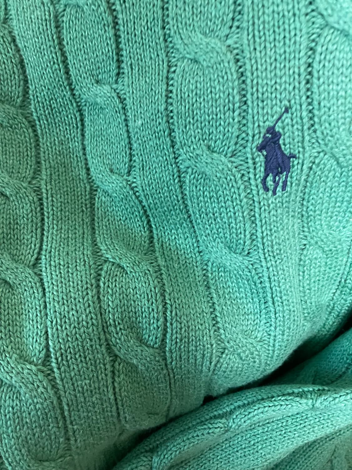 폴로랄프로렌 그린 케이블 니트 상품이미지2