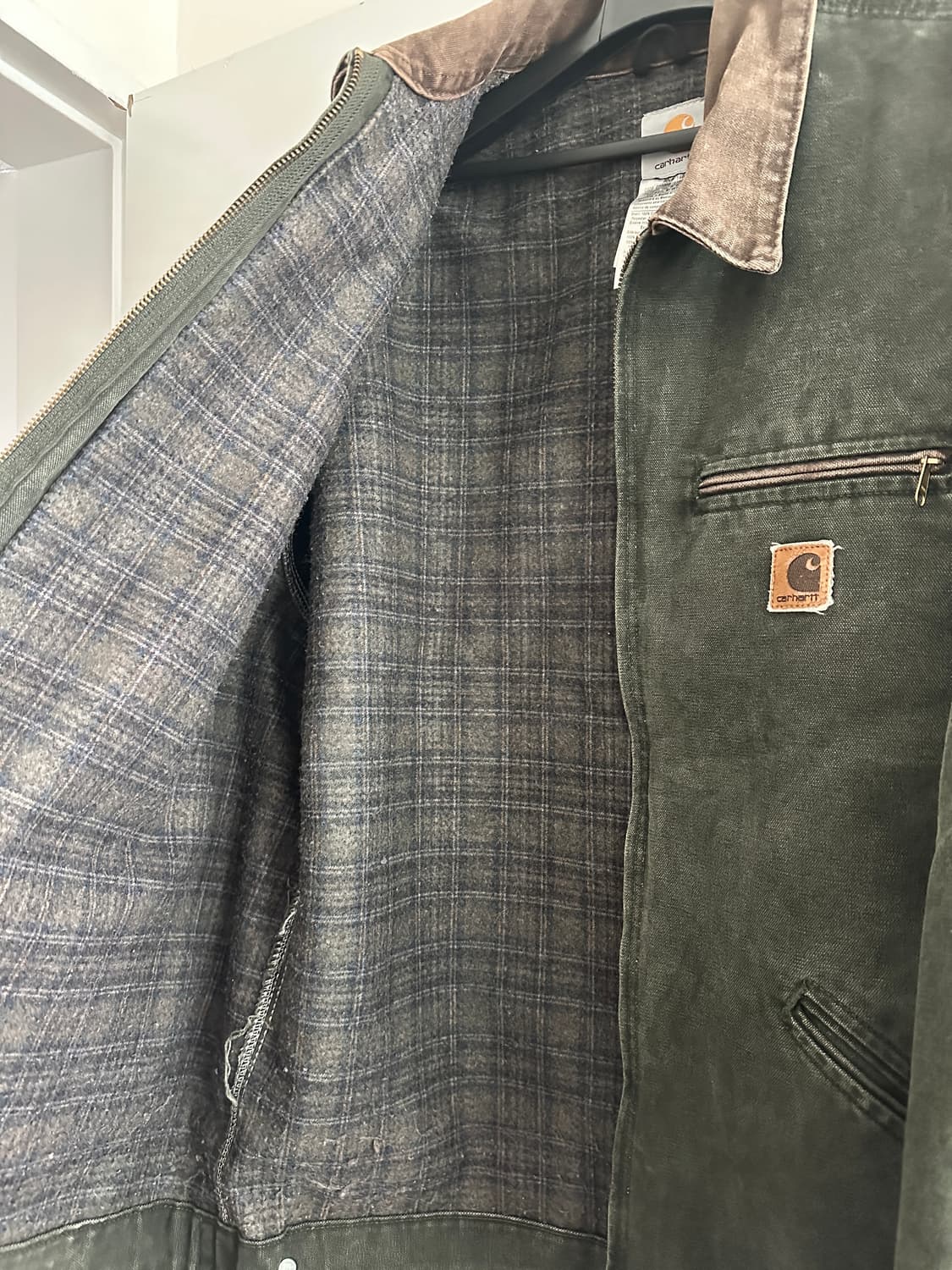 칼하트 디트로이트 j97 모스그린 xl 상품이미지7
