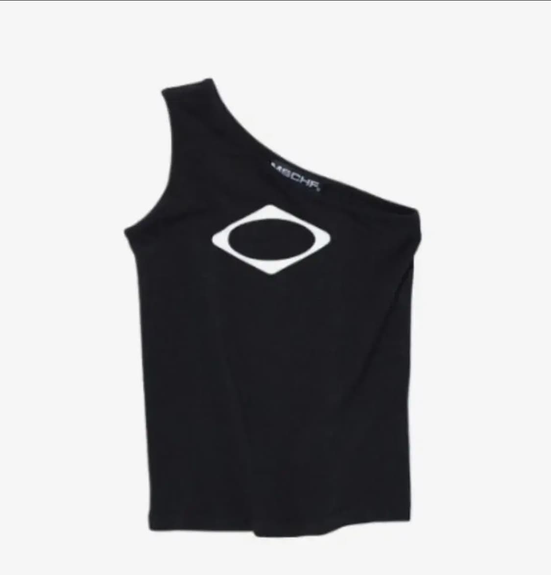 미스치프 롬버스 원숄더 탑 상품이미지1