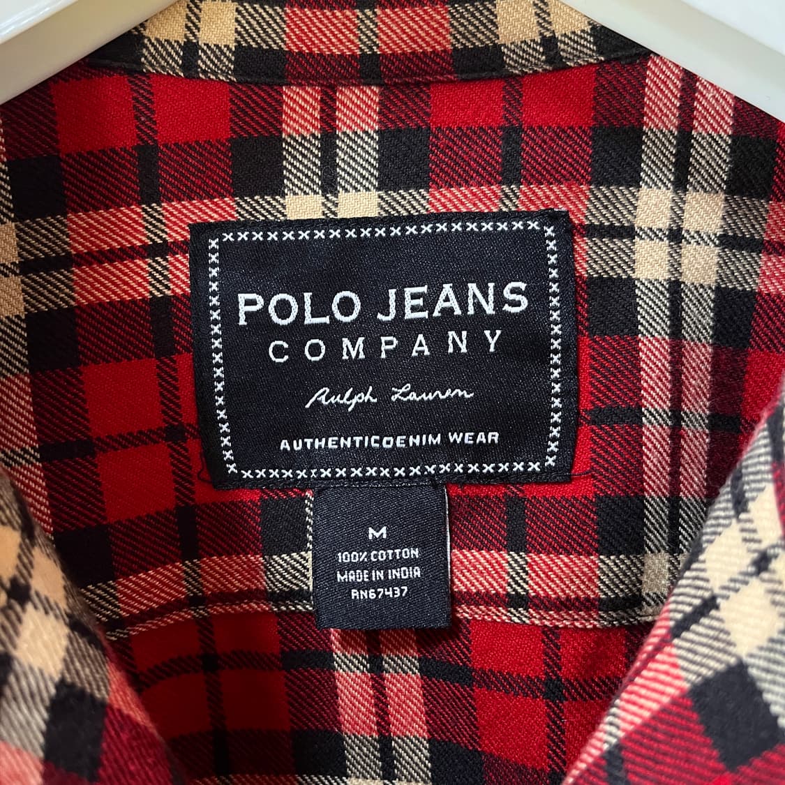 폴로 랄프로렌 루즈핏 오픈카라 플란넬 셔츠 상품이미지2