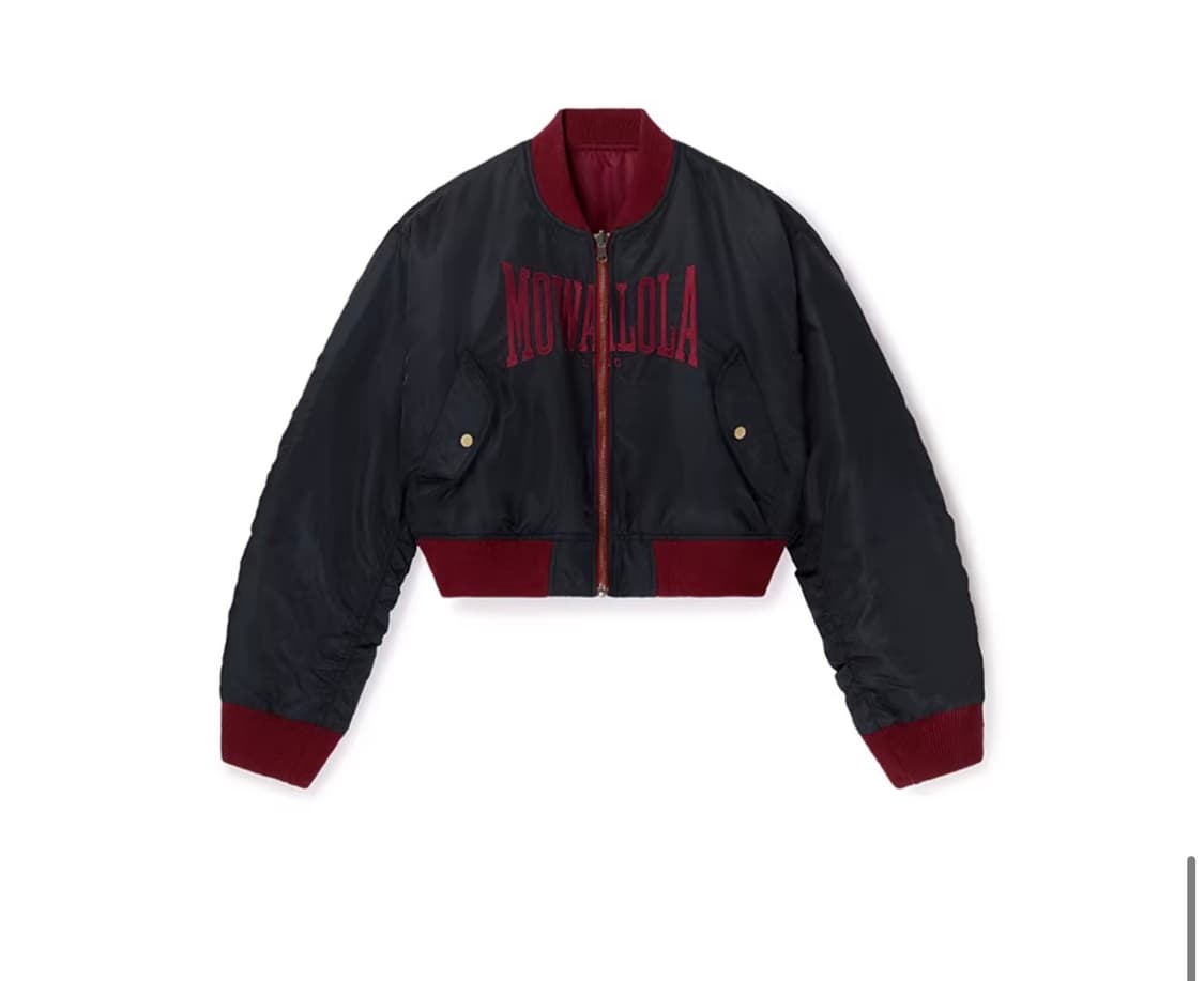 MOWALOLA 타이슨 봄버 자켓 (크롭 봄버 자켓) 리버서블 상품이미지6