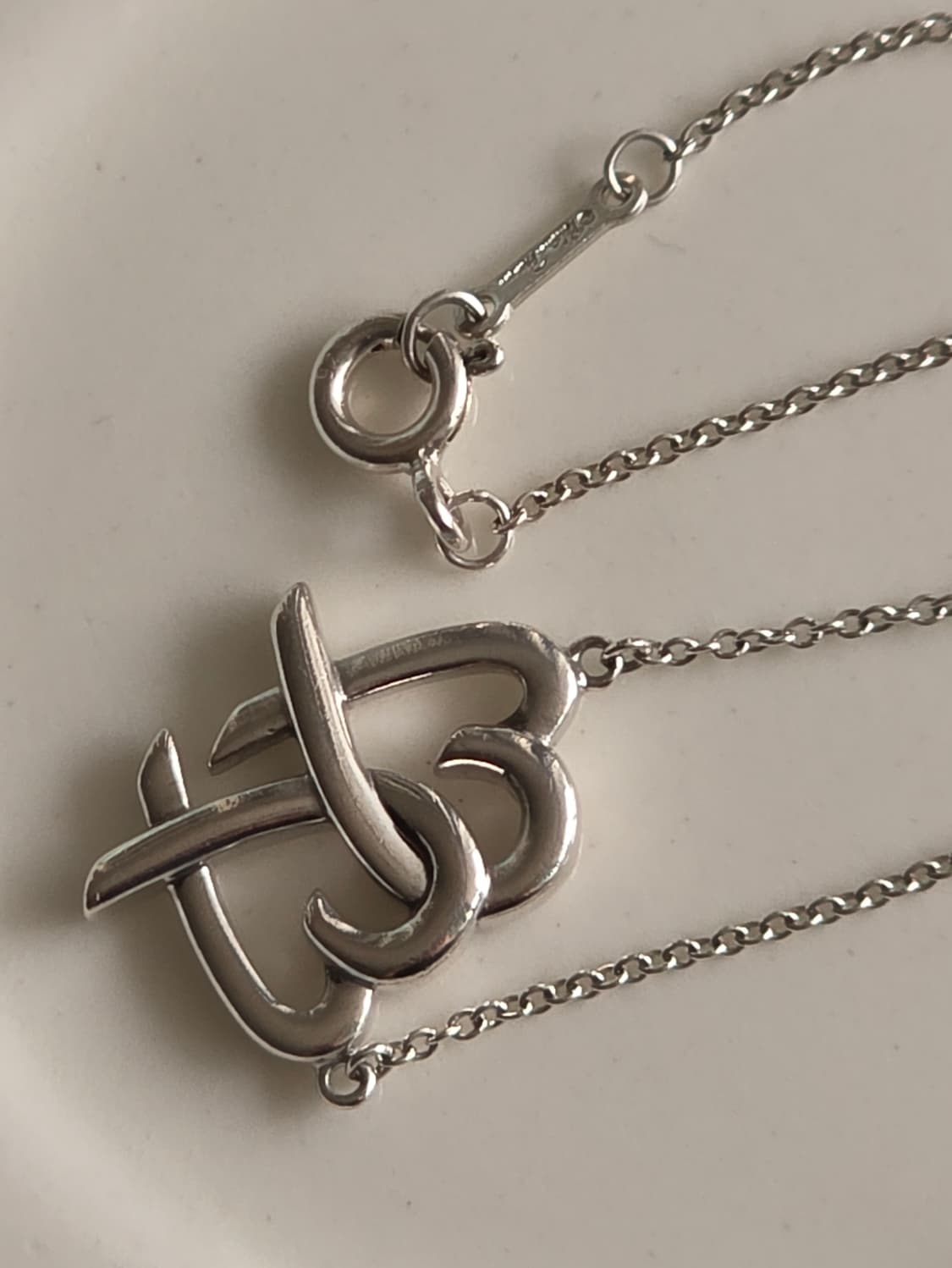 티파니앤코 팔로마 피카소 더블 러빙하트 실버925 목걸이 상품이미지6