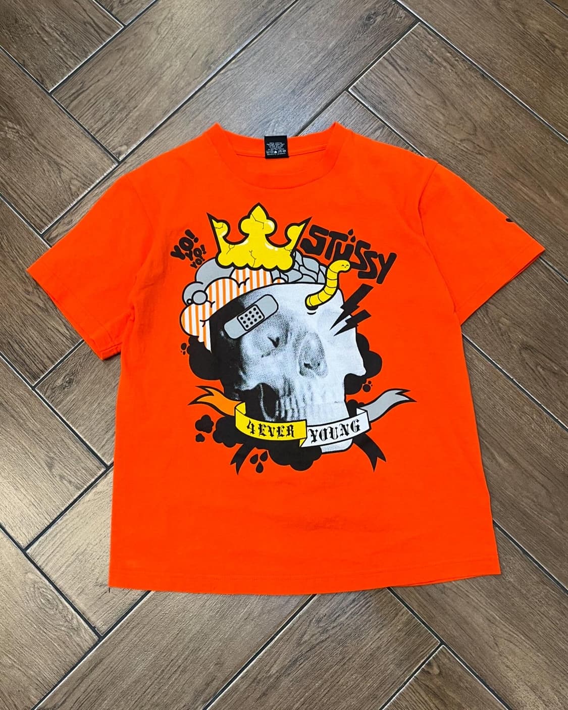 Stussy Orange T-shirt 상품이미지5