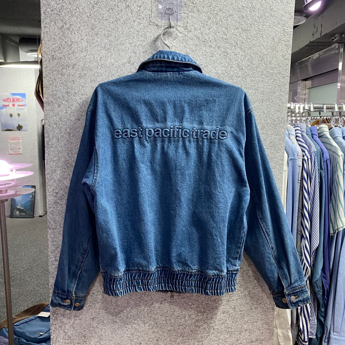 이피티 데님업 블루 트러커 집업 자켓 B4574 상품이미지5