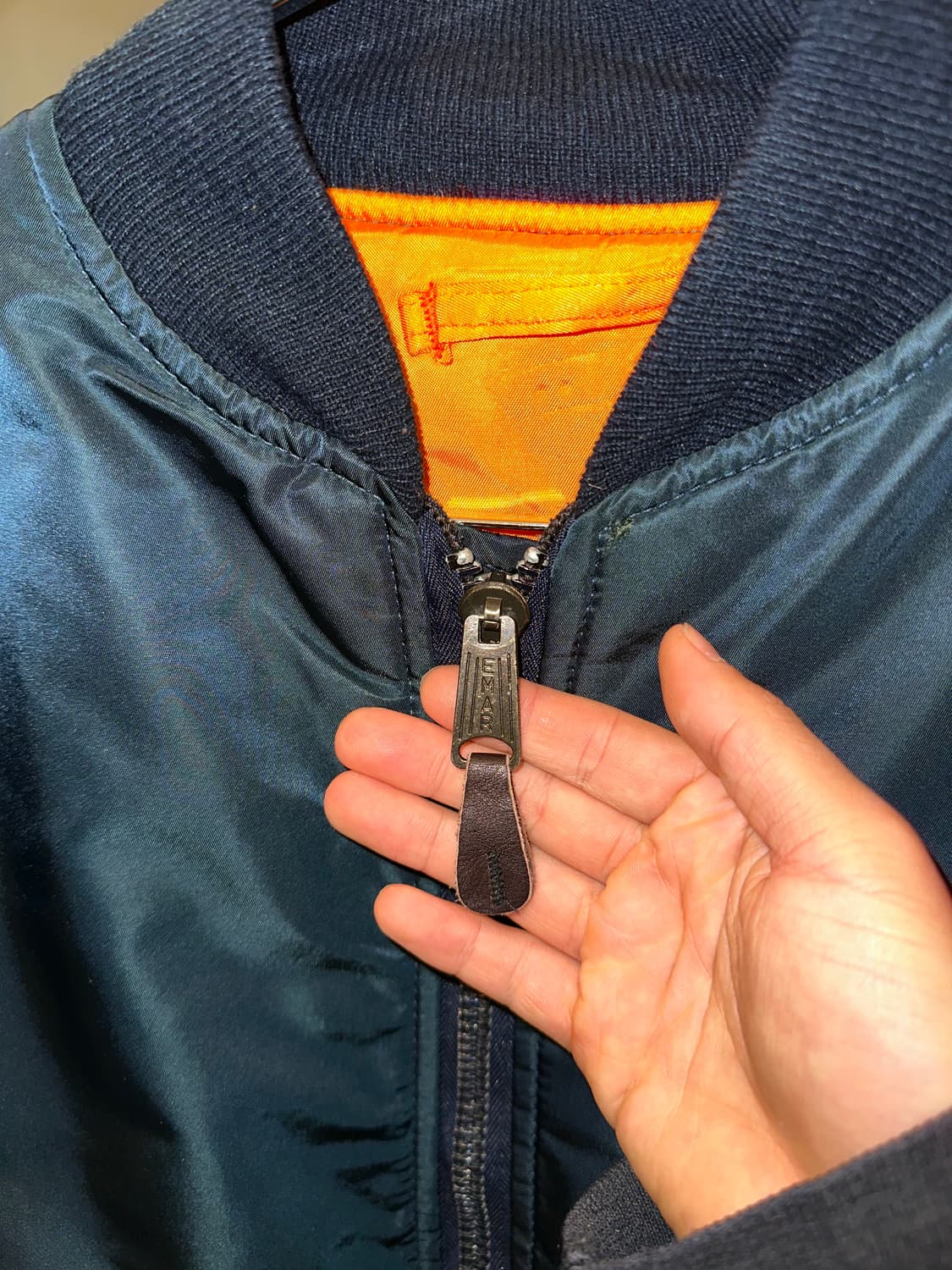 90’s Avirex logo Ma-1 flight  jacket 상품이미지5