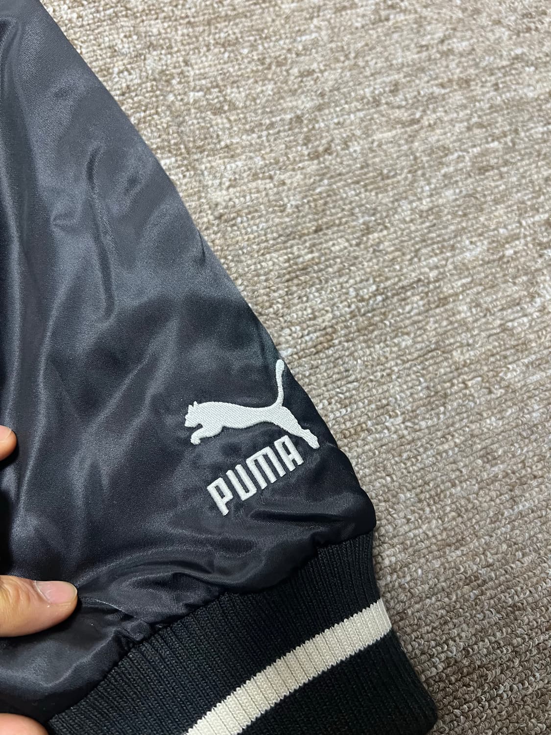 푸마 블랙 봄버 자켓 L 상품이미지3