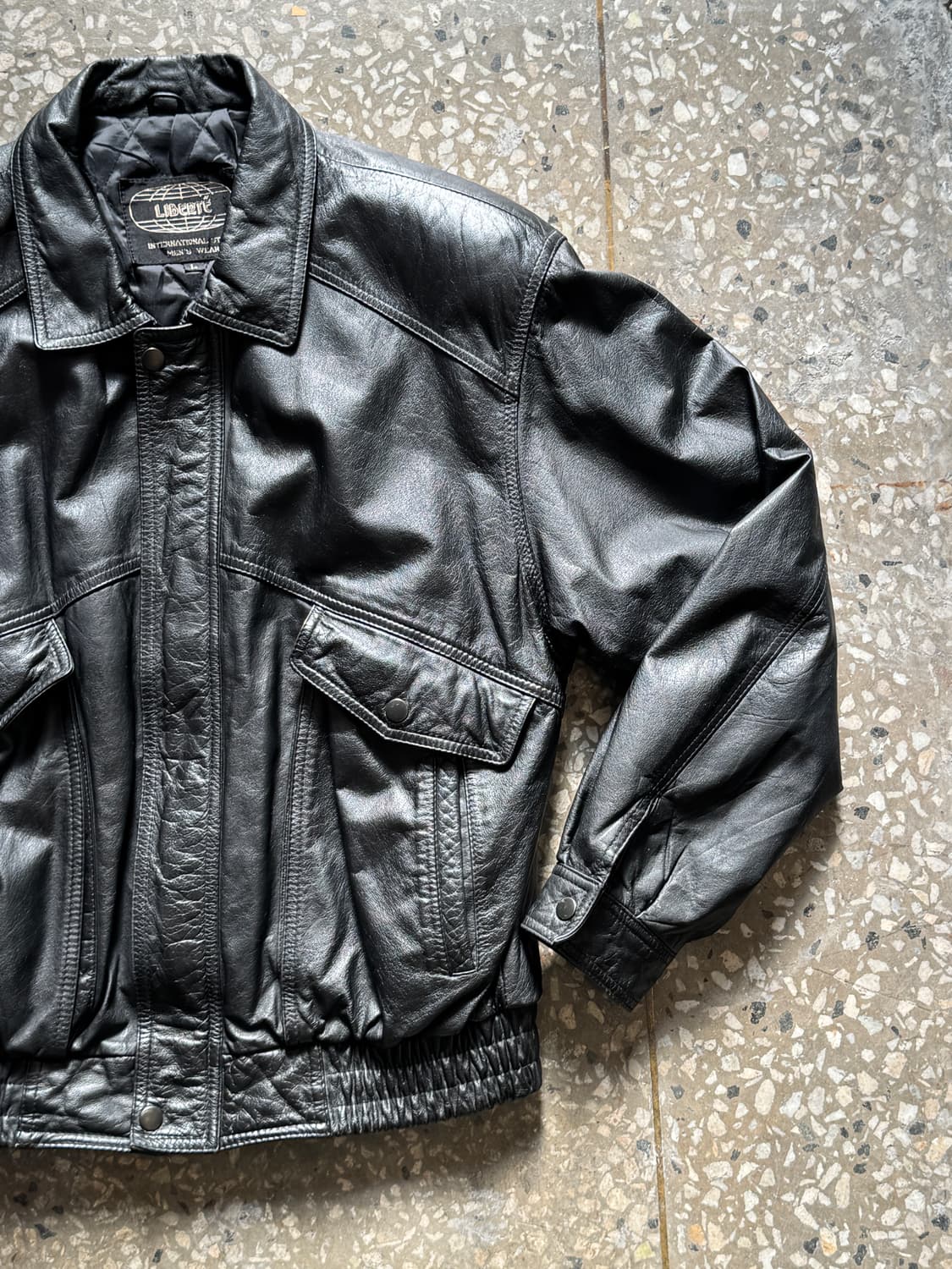 빈티지 카우하이드 봄버자켓(O57) 상품이미지2