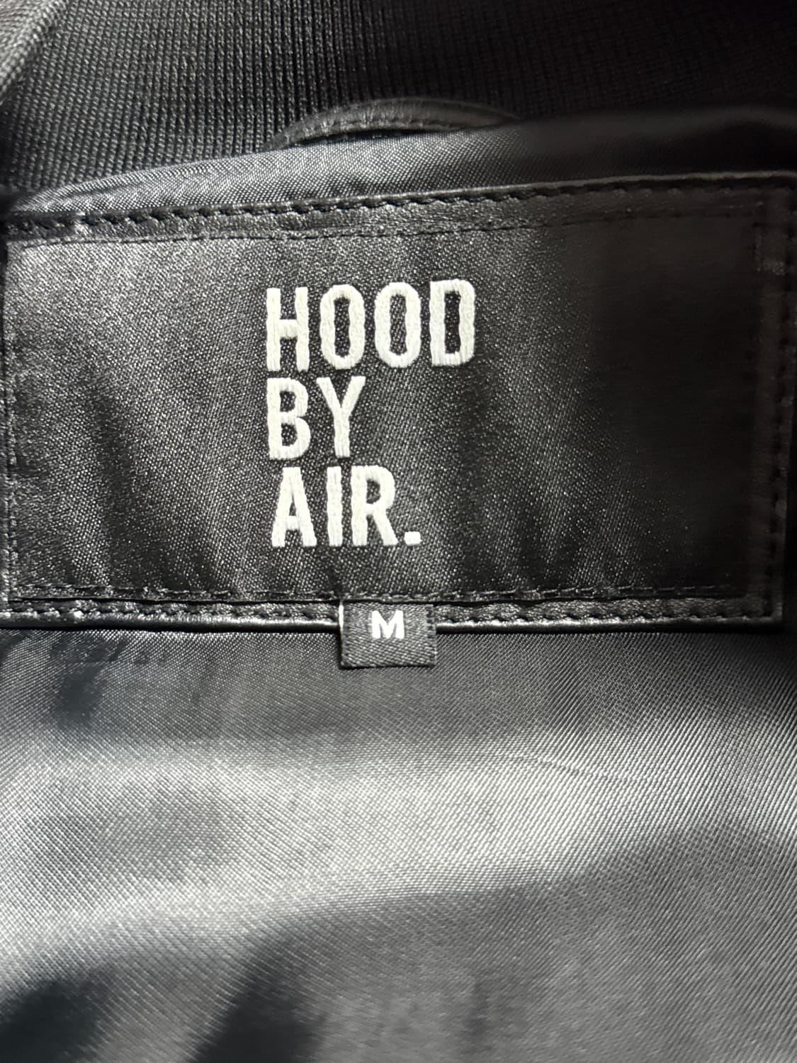 ( 레어 ) 후드바이에어 램스킨레더 하키자켓 상품이미지6