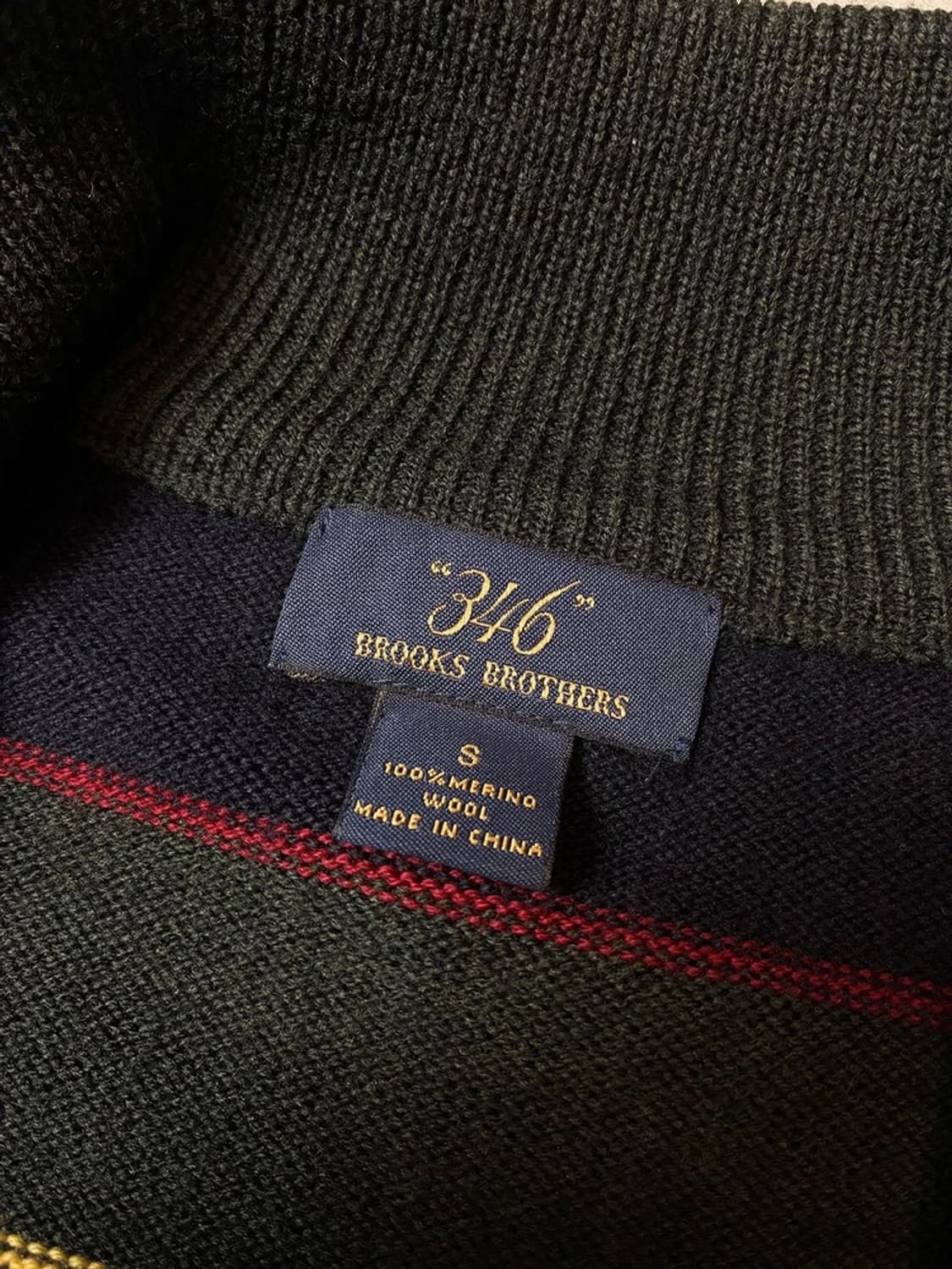 브룩스브라더스 아메리칸캐쥬얼 스트라이프 니트 집업 가디건 PN7171 상품이미지5