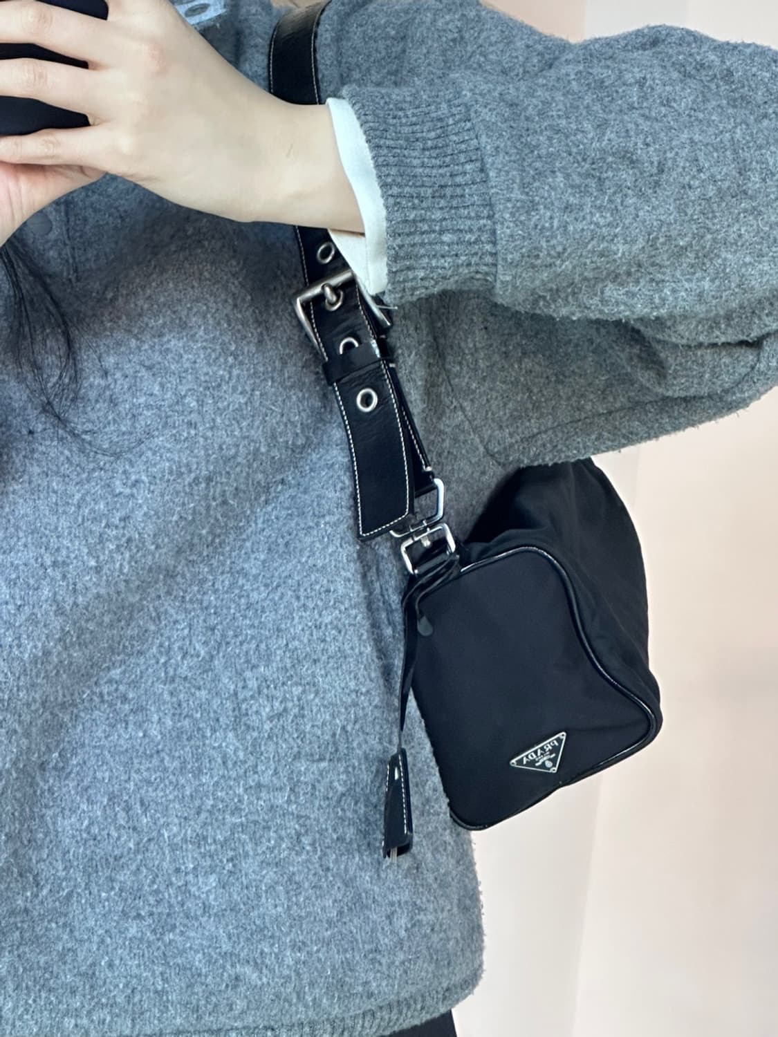 프라다 빈티지 숄더백 미니백 상품이미지2