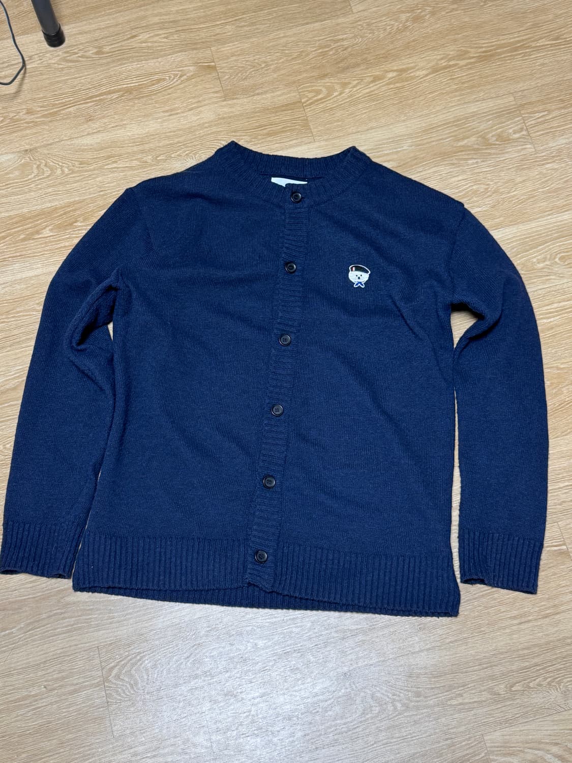 비욘드 클로젯 네이비 라운드 가디건 L 상품이미지1