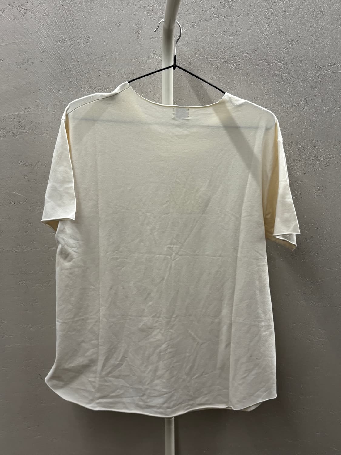 질샌더 아이보리 반팔 티셔츠 L 상품이미지6