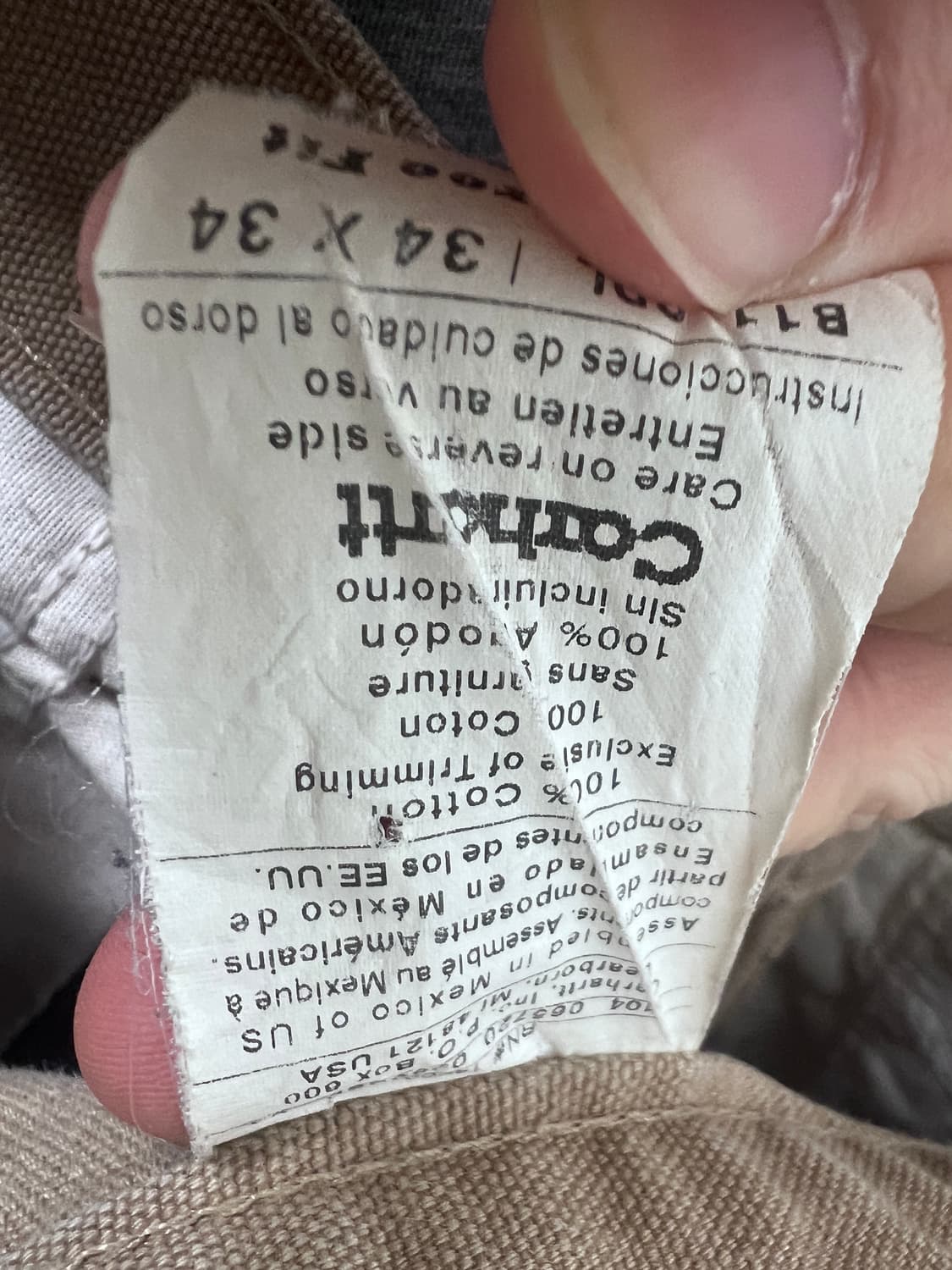 80s칼하트 싱글니 카펜터팬츠 (34) 상품이미지4