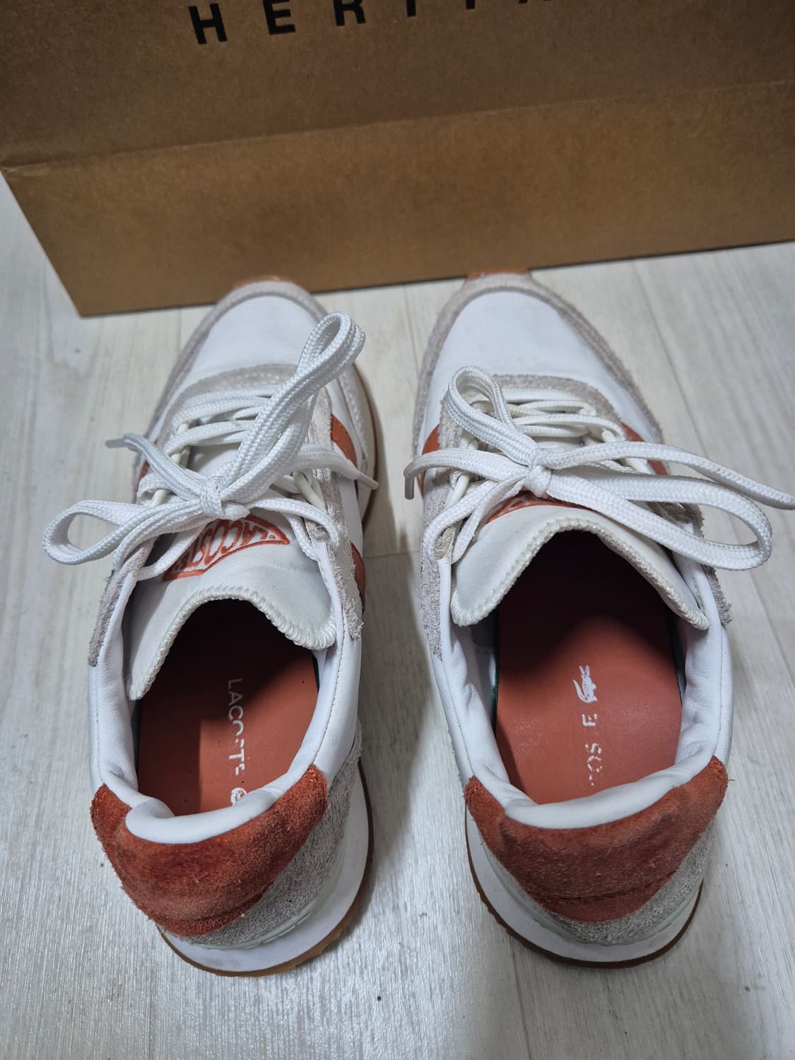 라코스테 파트너 레트로 스니커즈 us/6 240 판매합니다 상품이미지3