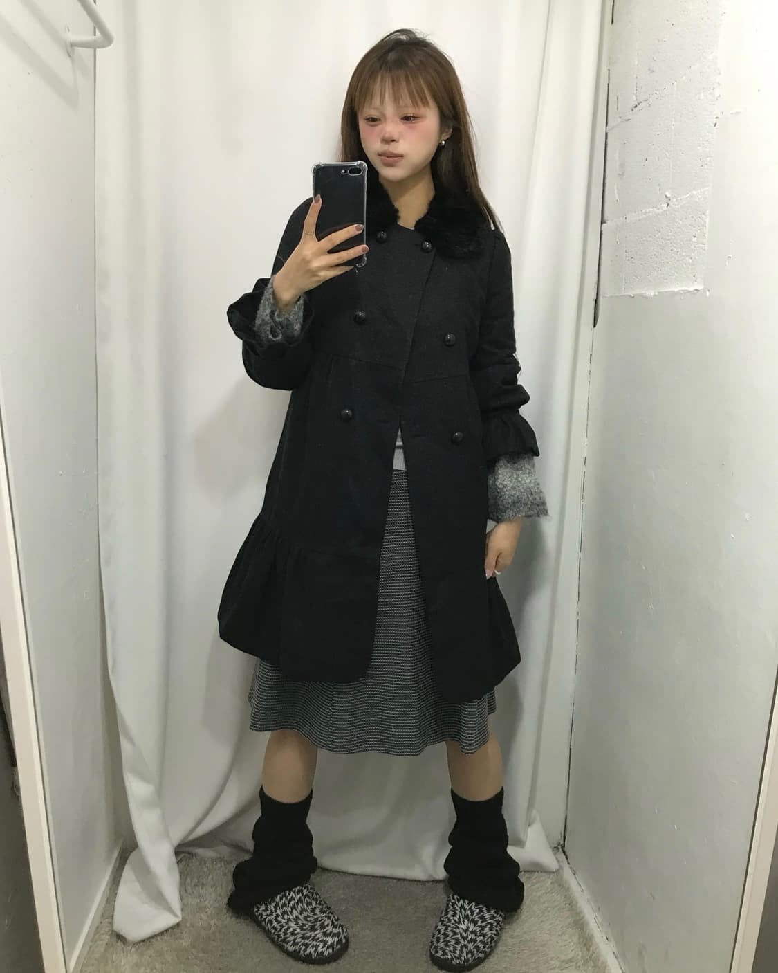 🖤폼폼 코트 코디 세트🩶 상품이미지2