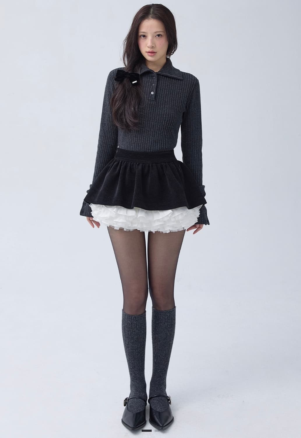 미개봉 더티스 로맨틱 부케 레이어드 스커트 상품이미지1