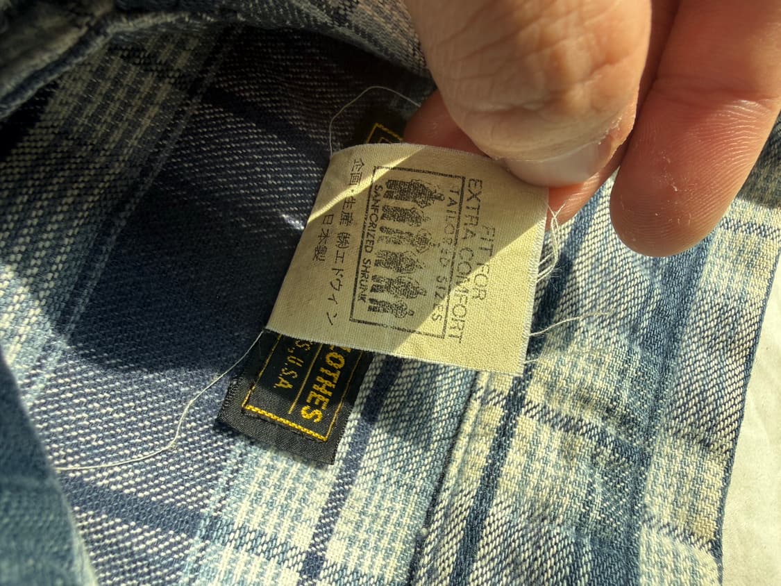 LEE 블루 빈티지 셔츠 상품이미지8