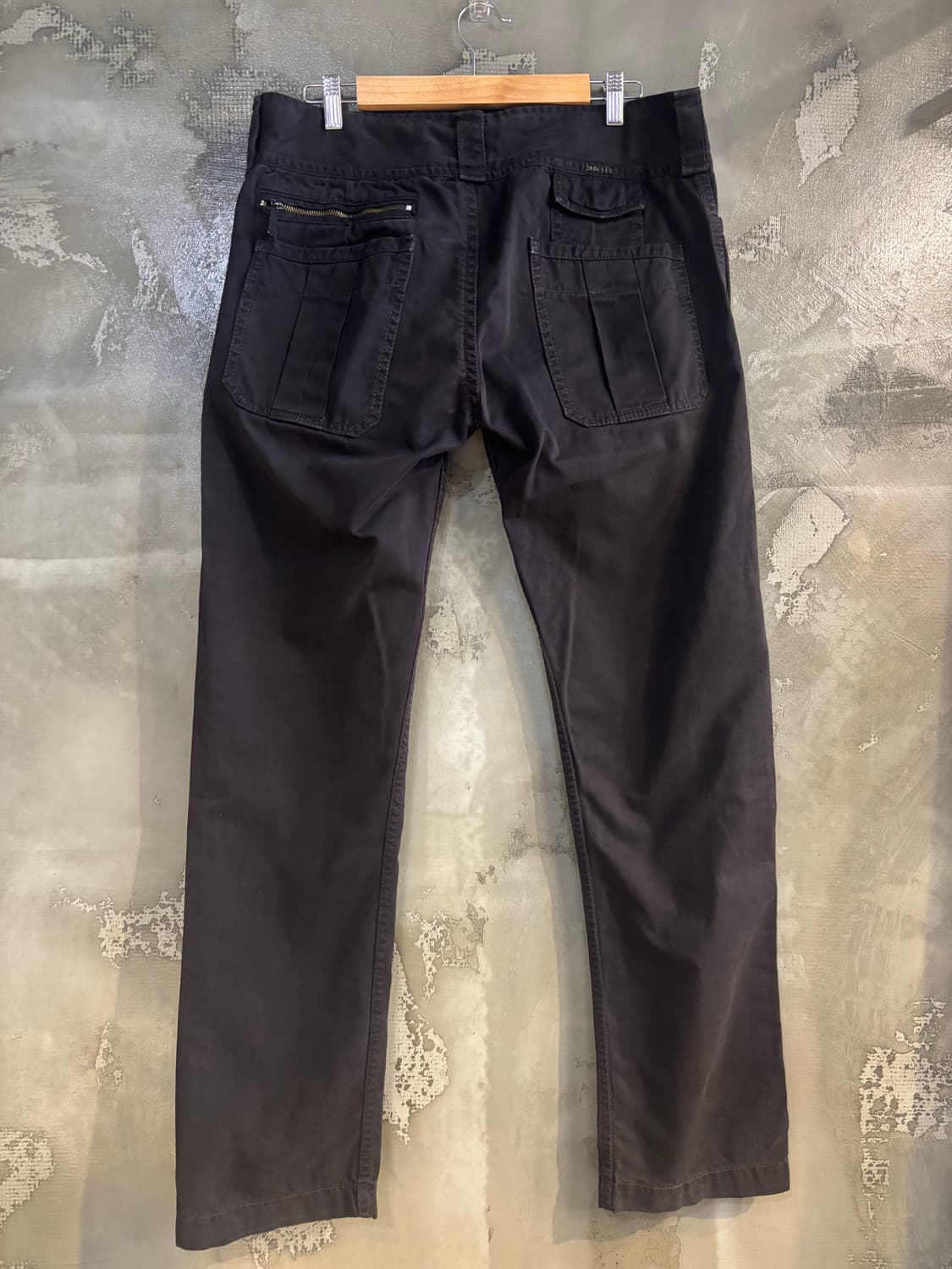 디젤 블랙 카고 팬츠 수선 상품이미지5