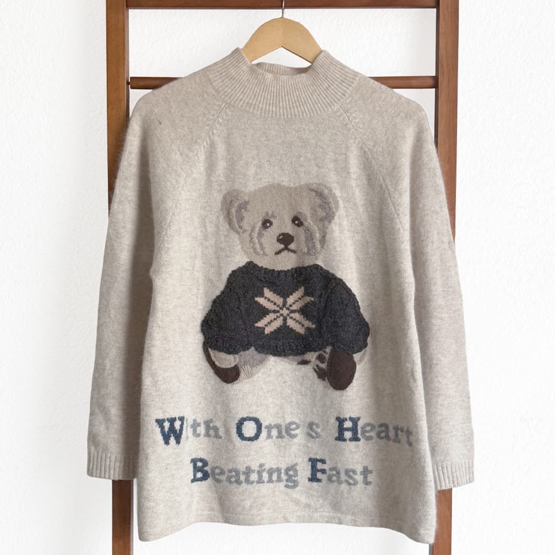 코지 윈터 베어 스웨터 상품이미지1