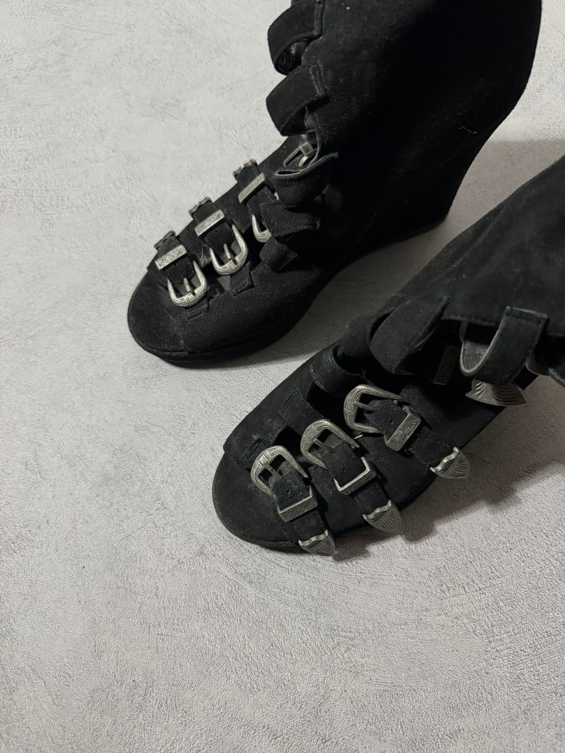 Vero Cuoio Buckle Wedge Sandal 상품이미지4