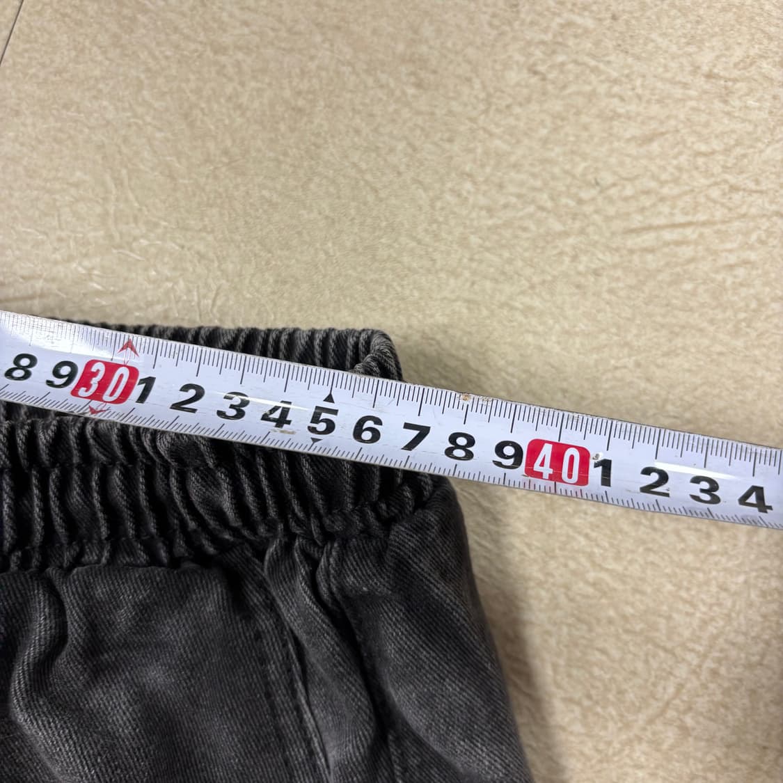 빈티지 카고 흑청 워싱 반바지 상품이미지5