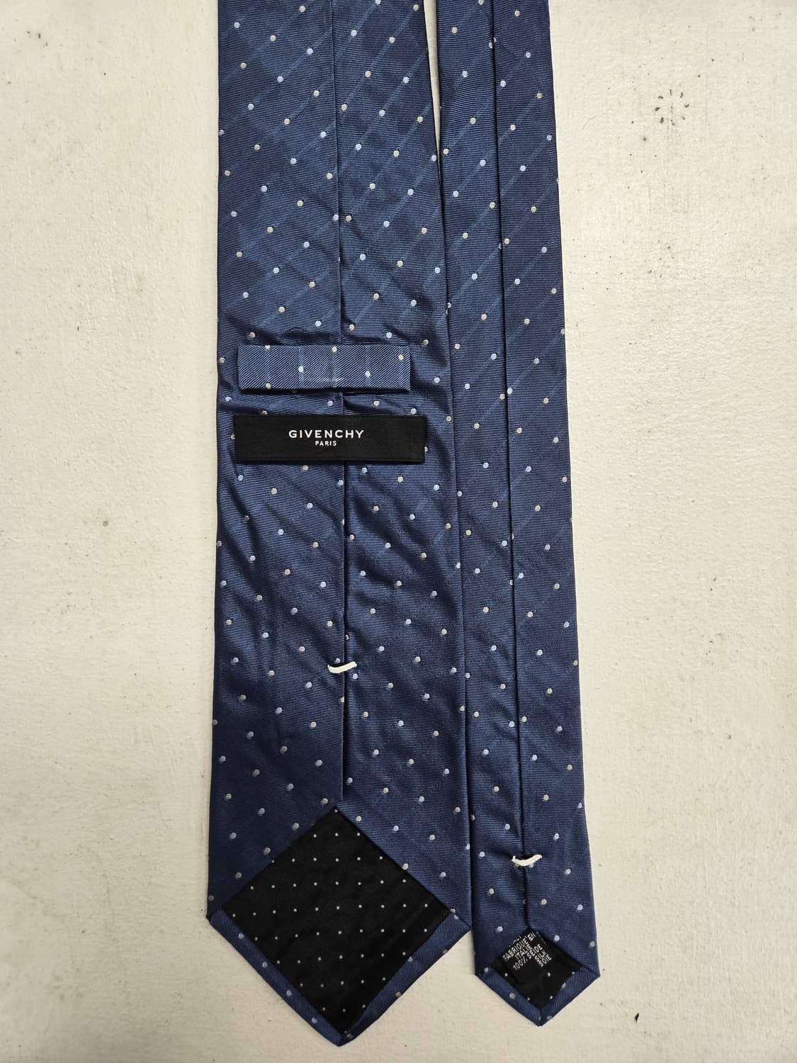 지방시 네이비 도트 무늬 넥타이 상품이미지2