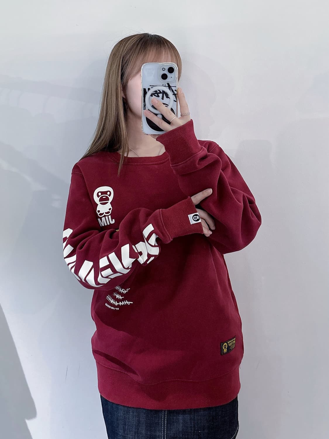 에이프 맨투맨 상품이미지1