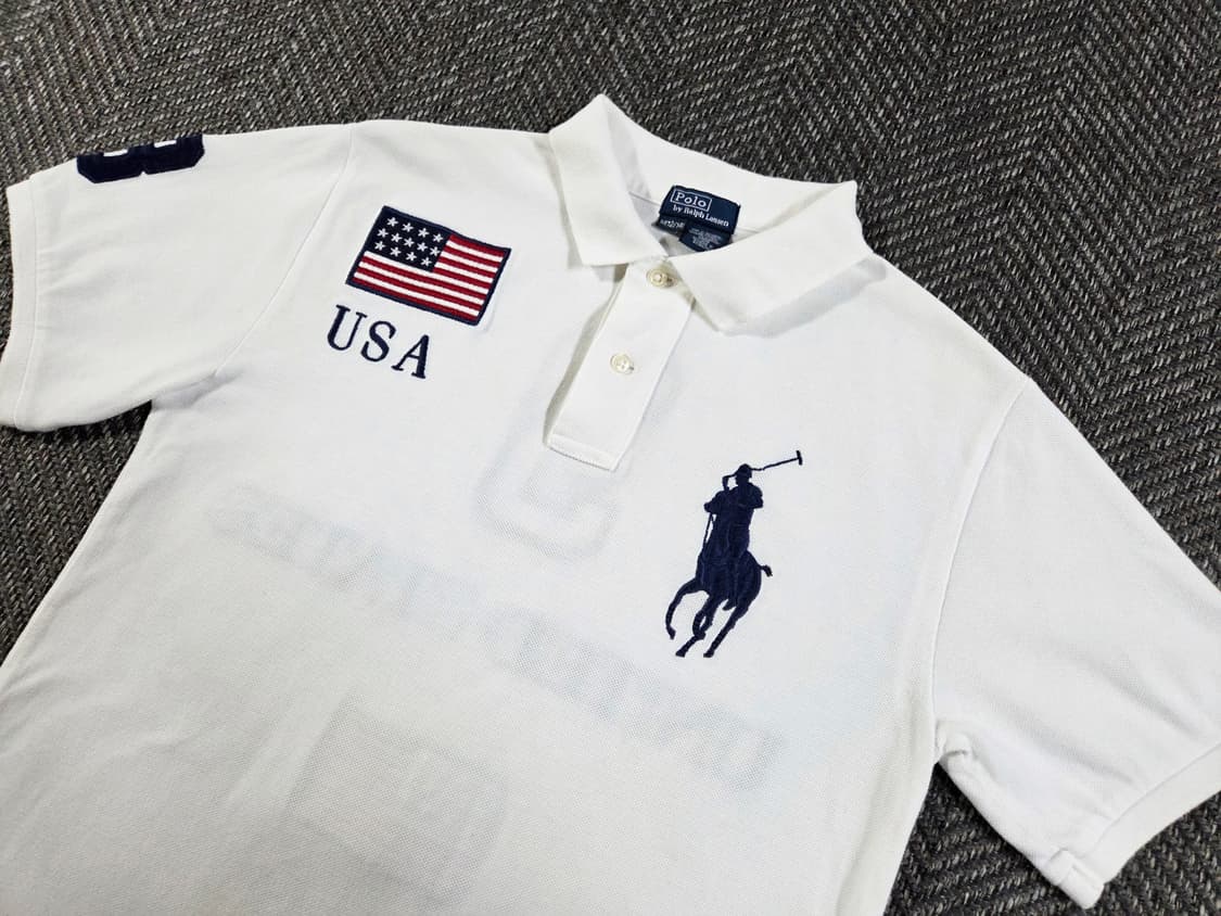 폴로 랄프로렌 치프키프 USA 성조기 빅포니 반팔 카라티
 상품이미지3