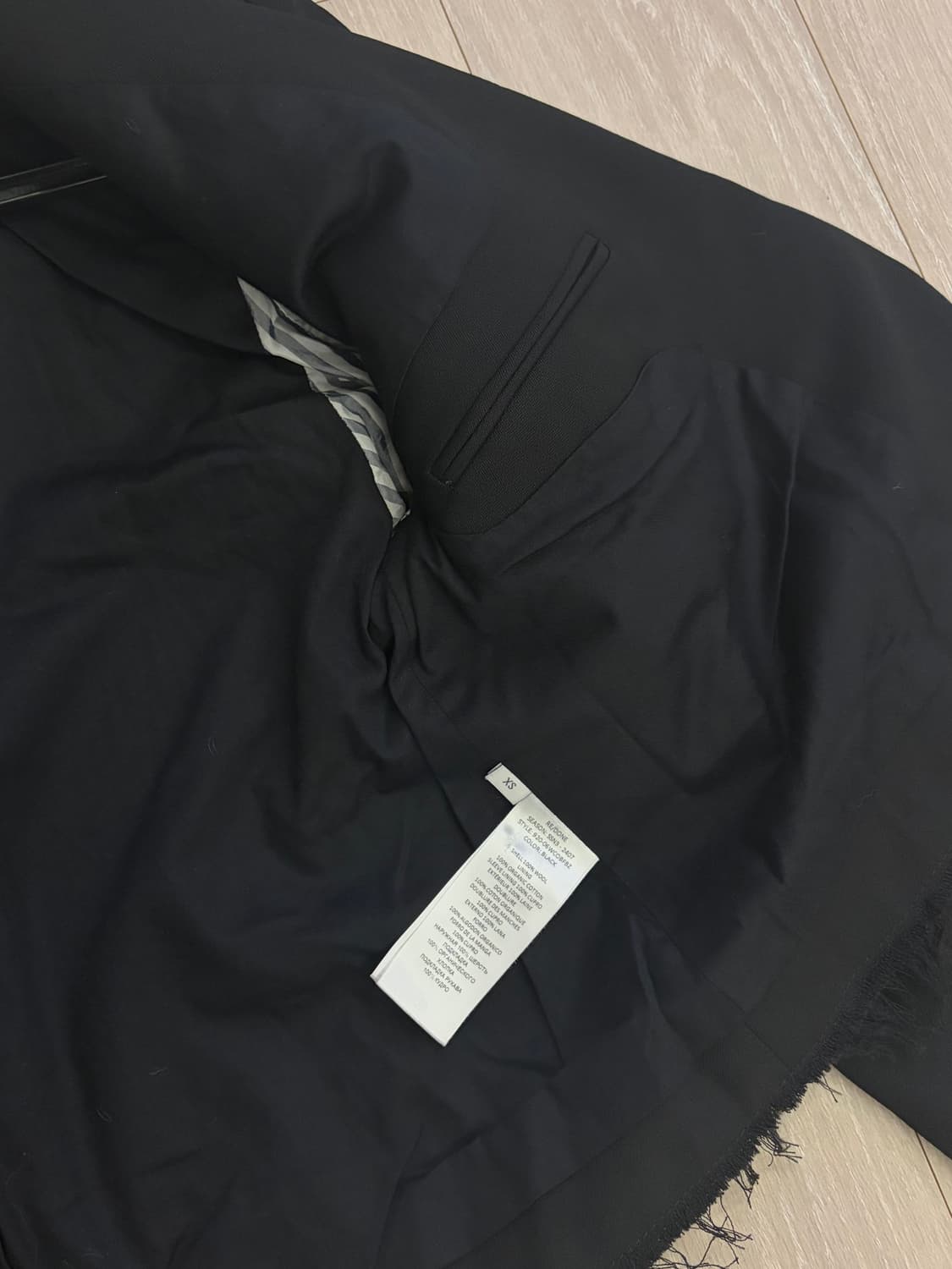 리던 컷오프 블랙 자켓 상품이미지3