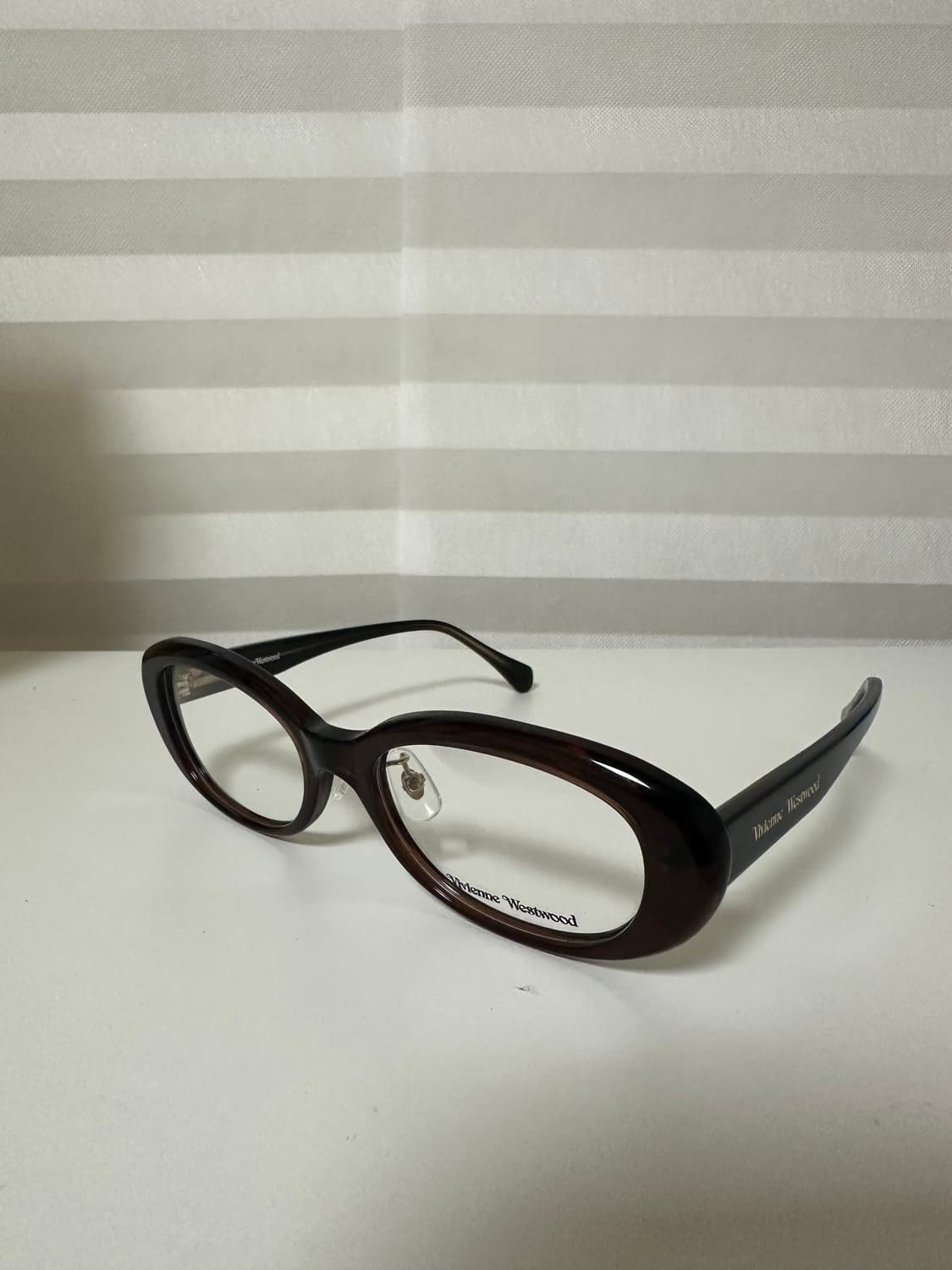 비비안웨스트우드 브라운 안경 상품이미지3