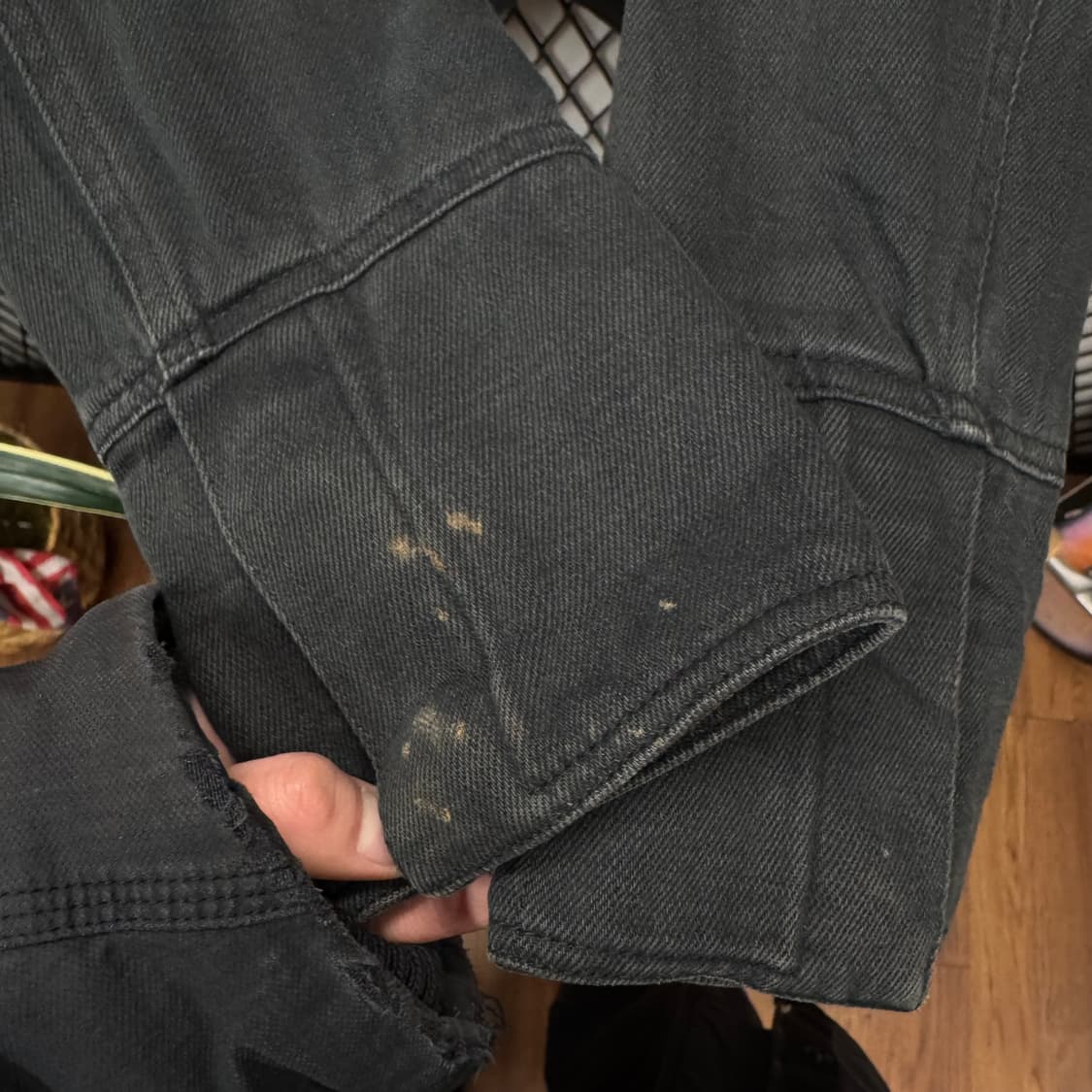 00s 디젤 아카이브 코튼 자켓 전면 투포켓 포인트 블랙 상품이미지9