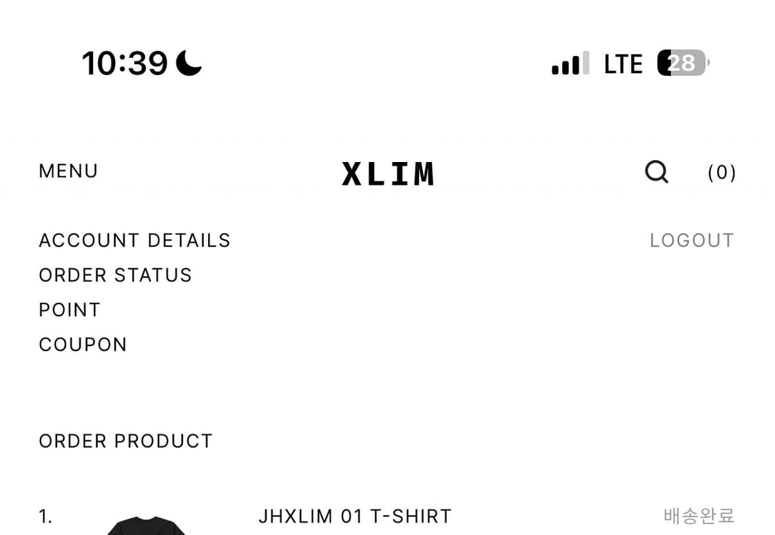 Jhxlim 01 t-shirt S사이즈 판매 상품이미지4
