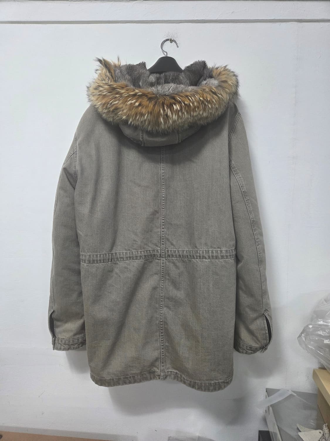 이브살로몬 옴므 코요테 퍼 후드 데님 자켓 54 110 상품이미지2