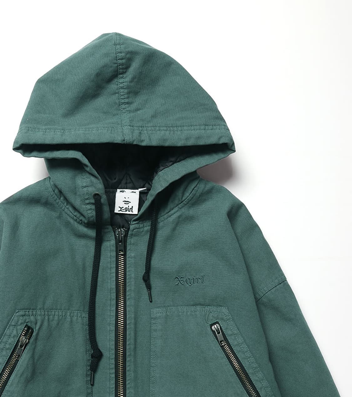 X-GIRL - DUCK HOOD ZIP UP 상품이미지4
