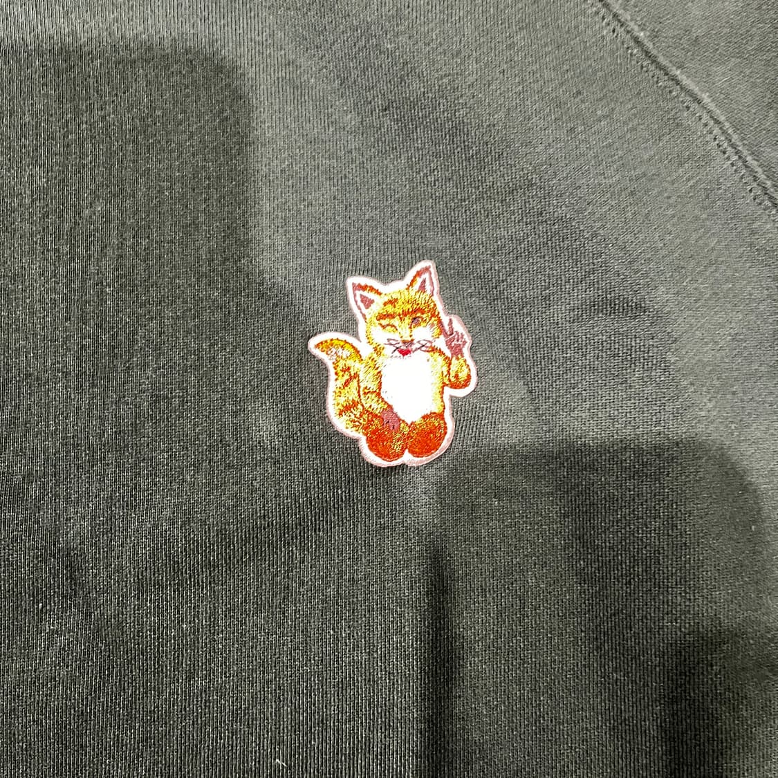 메종키츠네 그린 맨투맨 L 상품이미지3