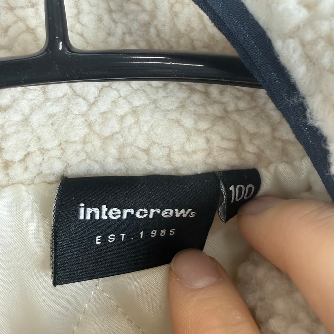 100) 인터크루 양털 플리스 아노락 상품이미지3