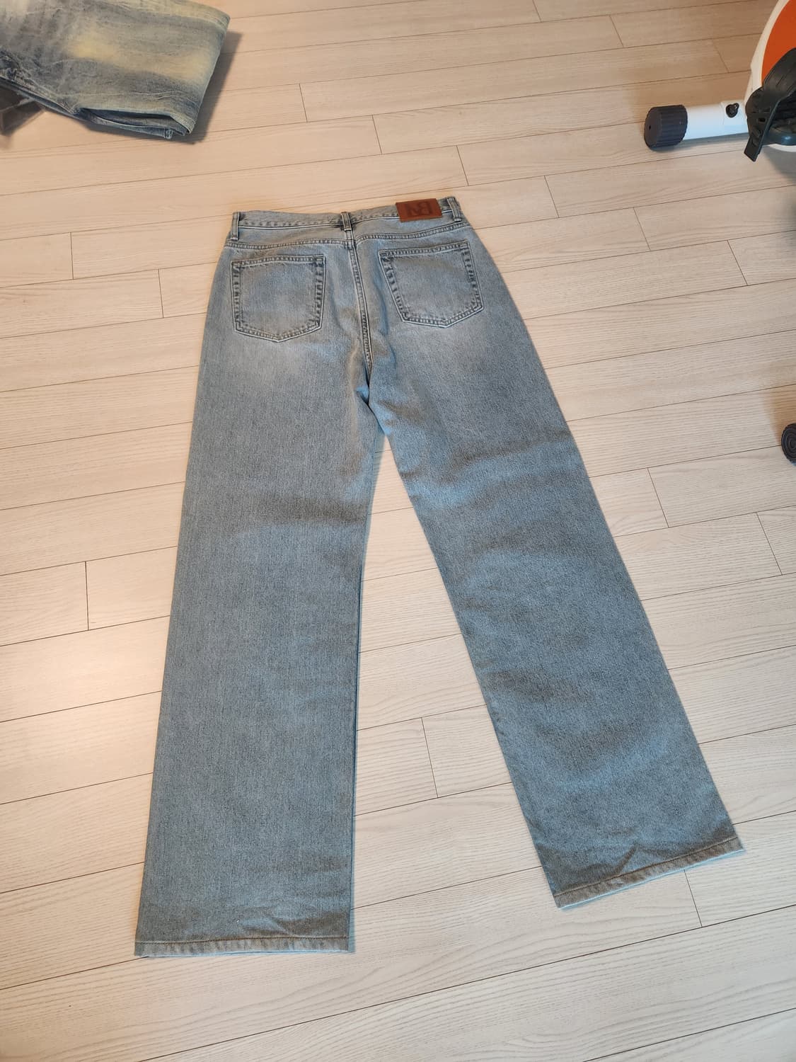 라벨아카이브 와이드핏 greyish blue 3 상품이미지2