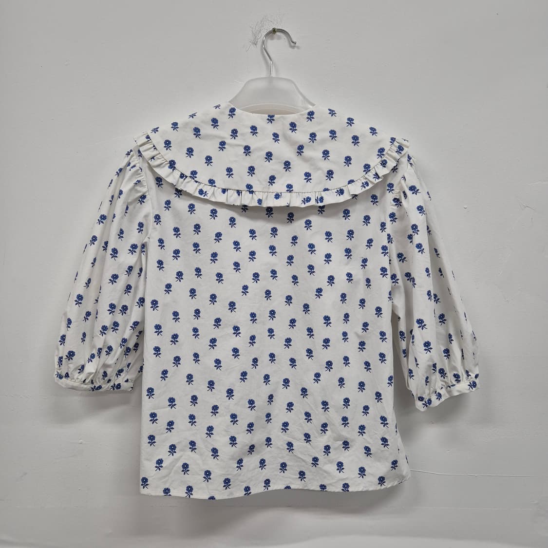 쉬림프 플라워 빅카라 블라우스  상품이미지4