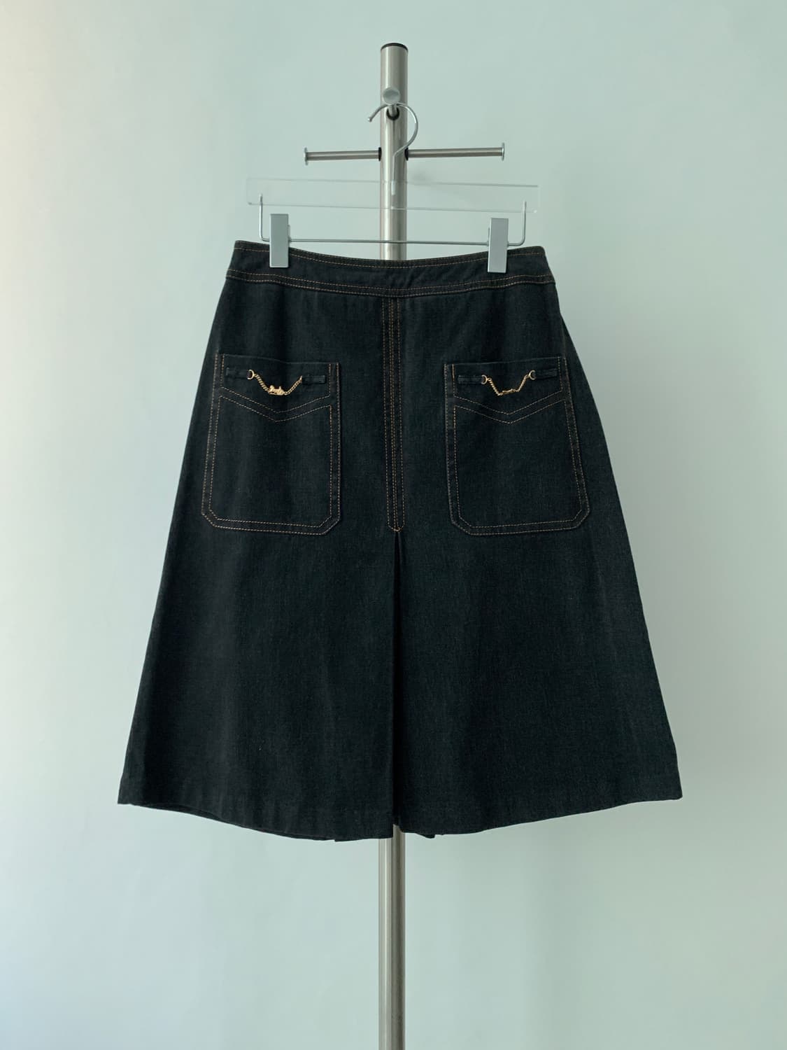 Carriage Pendant Denim Skirt 상품이미지4